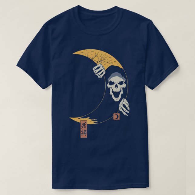 Måne Reaper T Shirt (Design framsida)