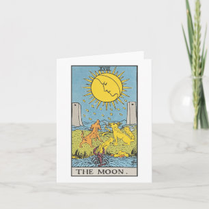 Måne - Rider Waite Smith tarot Kort