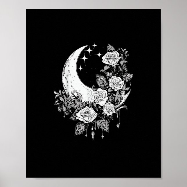 Måne Ro - Romantic Goth - Whimsigoth Witchy Wit Poster (Framsidan)