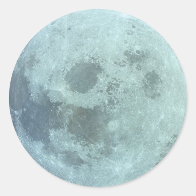 Måne Runt Klistermärke (Framsida)