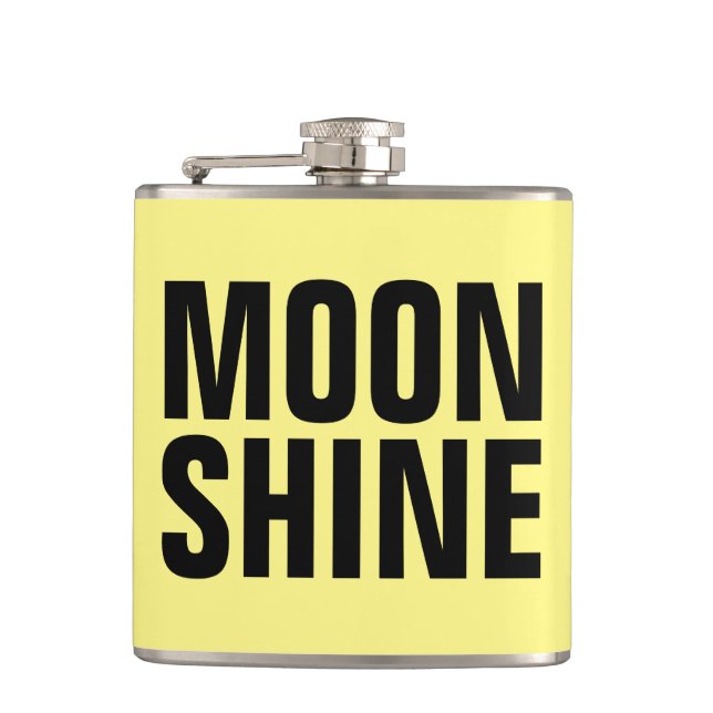 MÅNE SHINE FUNNY FLASK FICKPLUNTA (Framsidan)