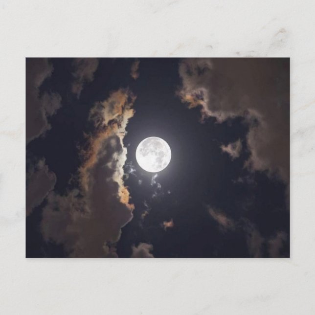 Måne Shine Vykort (Framsida)