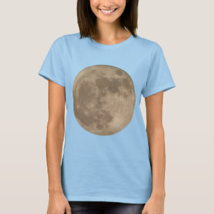 Måne Shirt Full Moon T-shirt Kvinnor i Måne Shirt