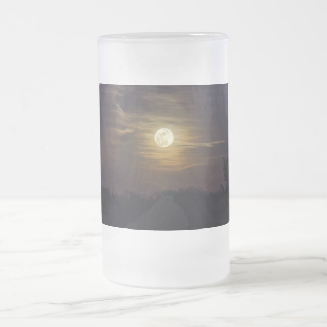 Måne Silhouette Frosted Mugg (Center)