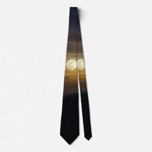 Måne Silhouette Neck Tie Slips