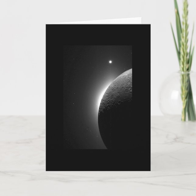 Måne, sol- kran & Venus utrymme Kort (Framsida)