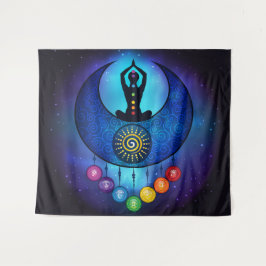 Måne & Sol Woman Chakra Tapestry - 59 bl