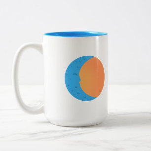Måne- & solPopArtCulture mugg