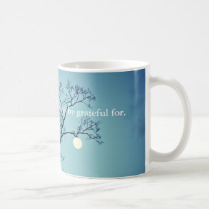 Måne som hänger på ettTacksamt Kaffemugg