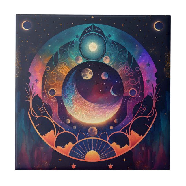 Måne Soul Tile Kakelplatta (Framsidan)