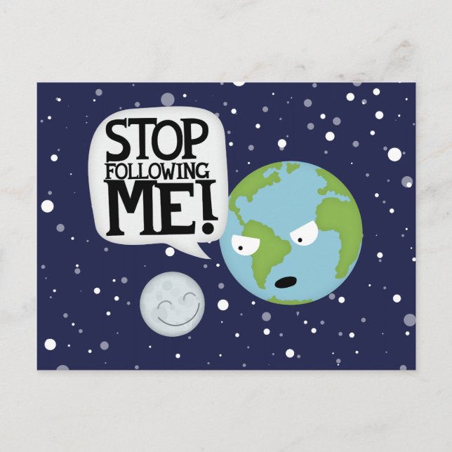 Måne Stalker Vykort (Framsida)