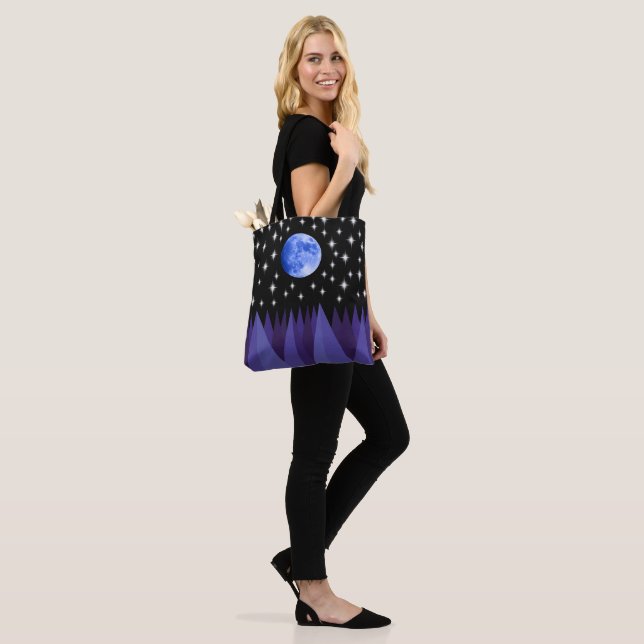 Måne Starlight Tote Tygkasse (På modell)