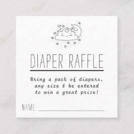 Måne & Stars Babykläder Diaper Raffle Biljett