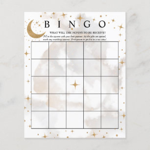 Måne Stars Bingo Spel för babyskor