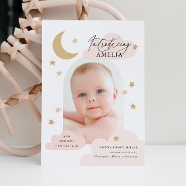 Måne Stars Clouds Arch Photo Rosa  Birance Meddelande