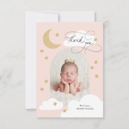 Måne Stars Clouds Arch Photo Rosa Tack