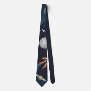 Måne Stars Modern rymden Slips
