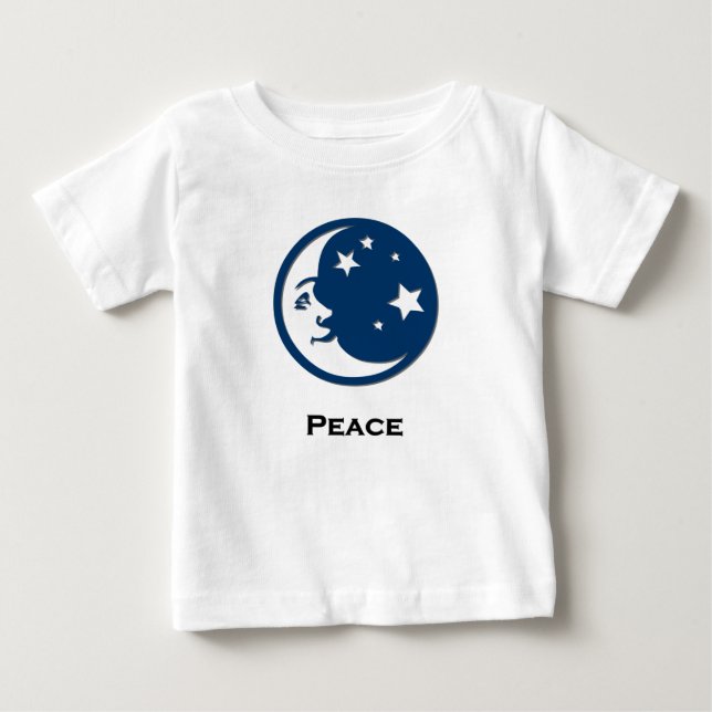Måne Stars Peace Tröja (Framsida)