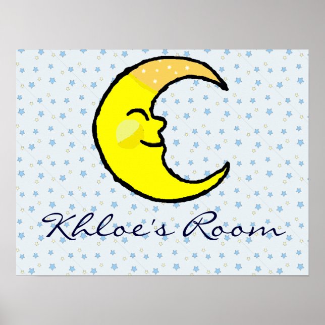 Måne & Stars Poster (Framsidan)
