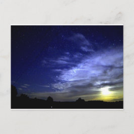 måne stiga upp i Cambridge, NY Vykort