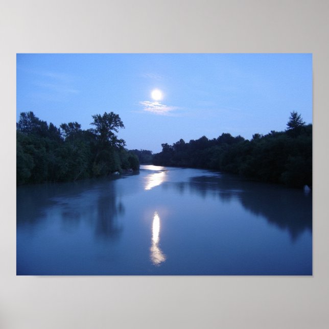 Måne Stiga upp Poster (Framsidan)