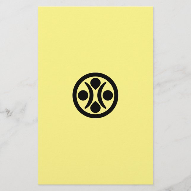 Måne stjärnor brevpapper (Framsida)