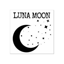 Måne Stjärnor Luna