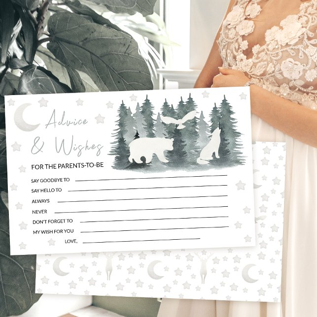 Måne-stjärnor, överordnat rådgivningskort för baby brevpapper (Skapare uppladdad)