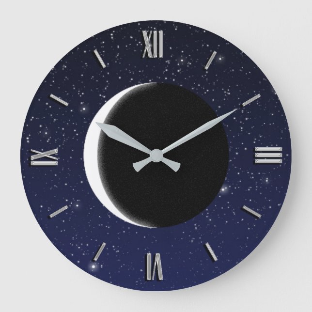 Måne Stor Klocka (Framsida)