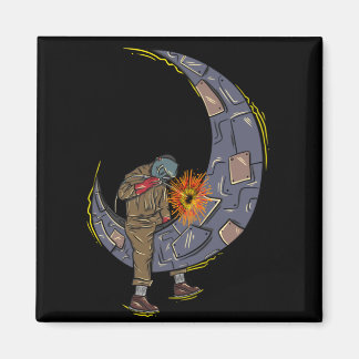 måne svetsning magnet