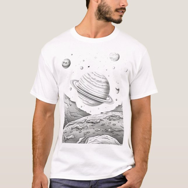 Måne T Shirt (Framsida)