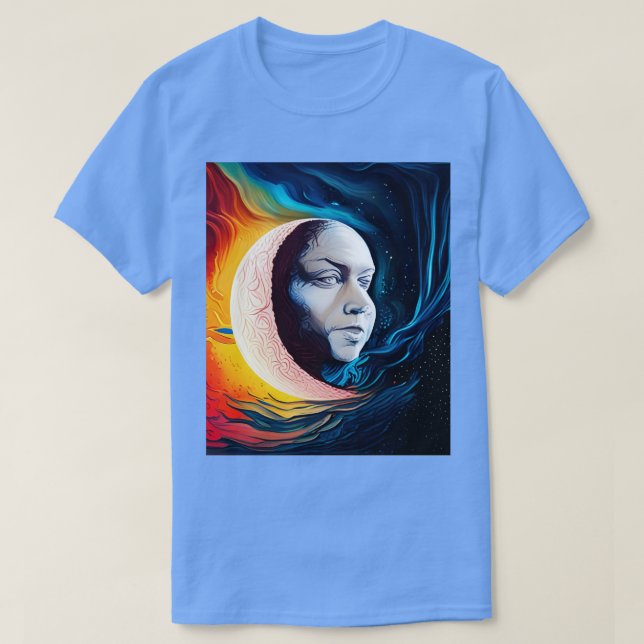 måne t shirt (Design framsida)