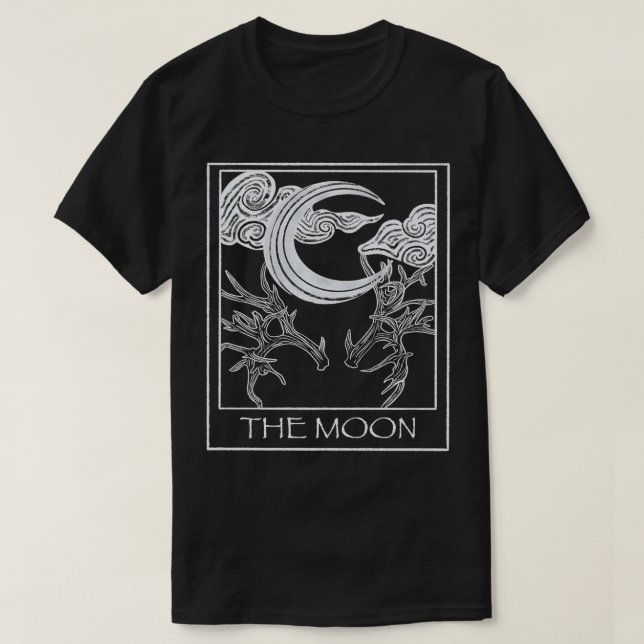 Måne Tarot Premium T Shirt (Design framsida)