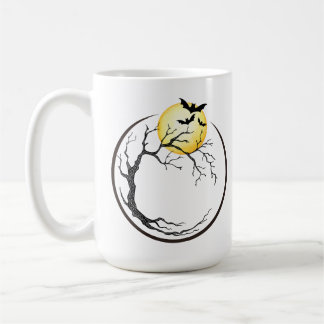 Måne, Träd, & Fladdermöss Kaffemugg
