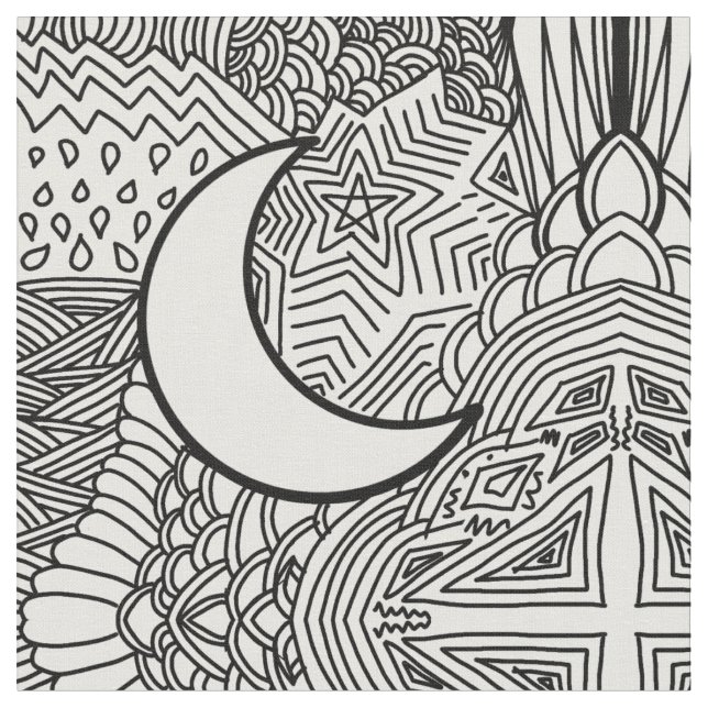 Måne Tyg (Närbild)