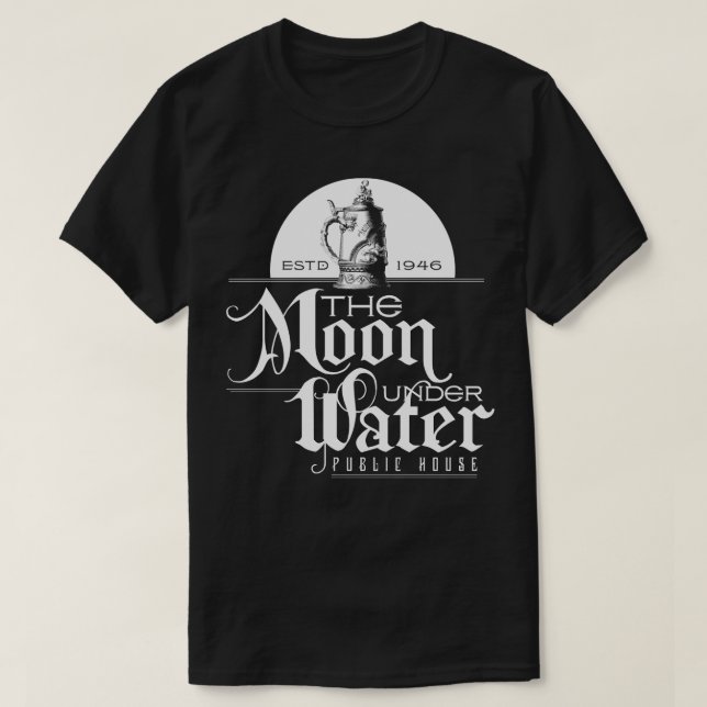 Måne under Vatten T Shirt (Design framsida)