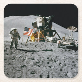 Måne Underlägg Papper Kvadrat