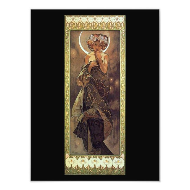 Måne - utskrift fototryck (Framsidan)