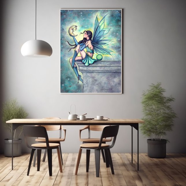 Måne vän Fairy konst av Molly Harrison Poster (Skapare uppladdad)