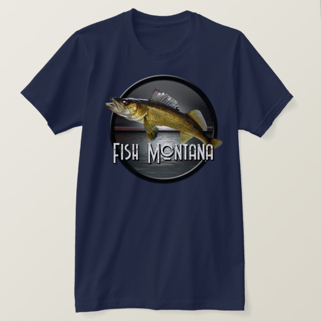 Måne Vatten & Walleye Pike T Shirt (Design framsida)