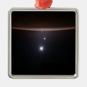 Måne, Venus, Jupiter & Earth (ISS) (NASA) (Rymdtek Julgransprydnad Metall