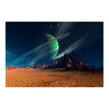 Måne-vy för nyutgåva av planeten