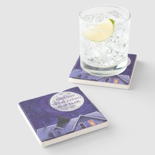 Måne Watch Stenunderlägg (Sidan)