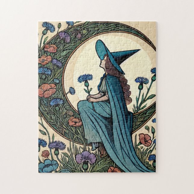 Måne Witch Pussel (Vertikal)