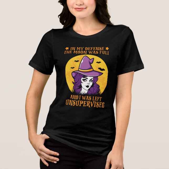 Måne Witch T Shirt (Framsida)
