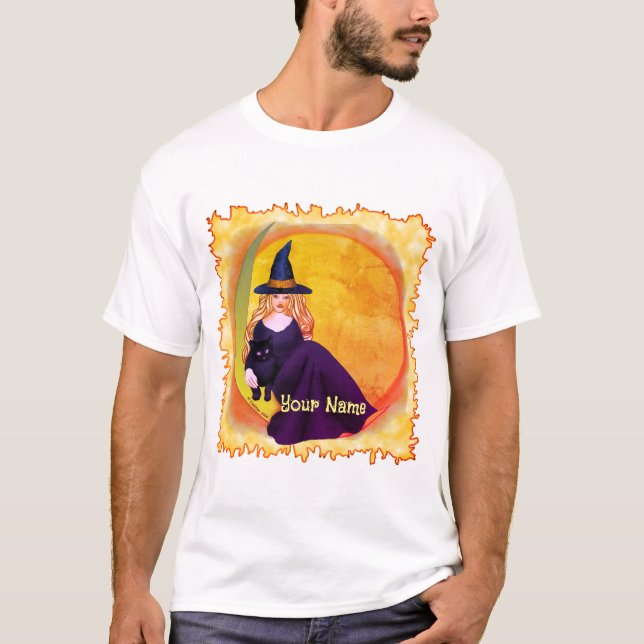 Måne Witch t-shirts (Framsida)