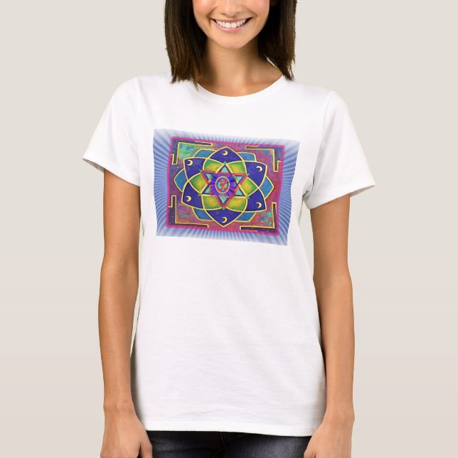 Måne Yantra Tee Shirt (Framsida)