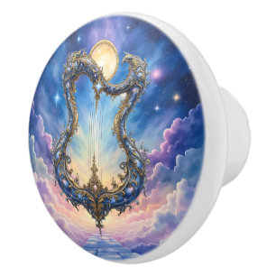 Månebelyst Celestial Harpa – Drömlik Kosmisk Fanta Knopp