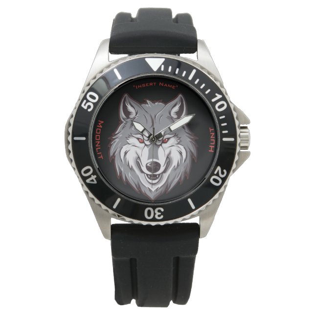 Månebelyst jakt armbandsur (Framsida)