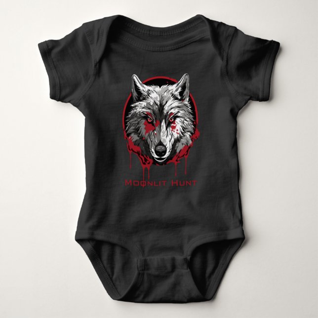 Månebelyst jakt t shirt (Framsida)